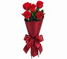 Букет 5 Красных роз Эдлесс Лав в Голынки