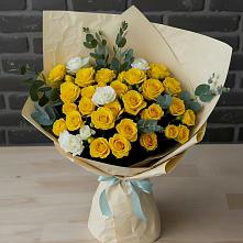 Букет цветов из:  Розы в Голынки