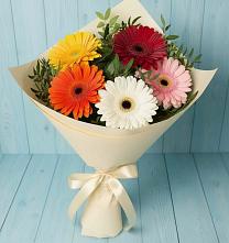 Букет цветов из:  Герберы в Голынки