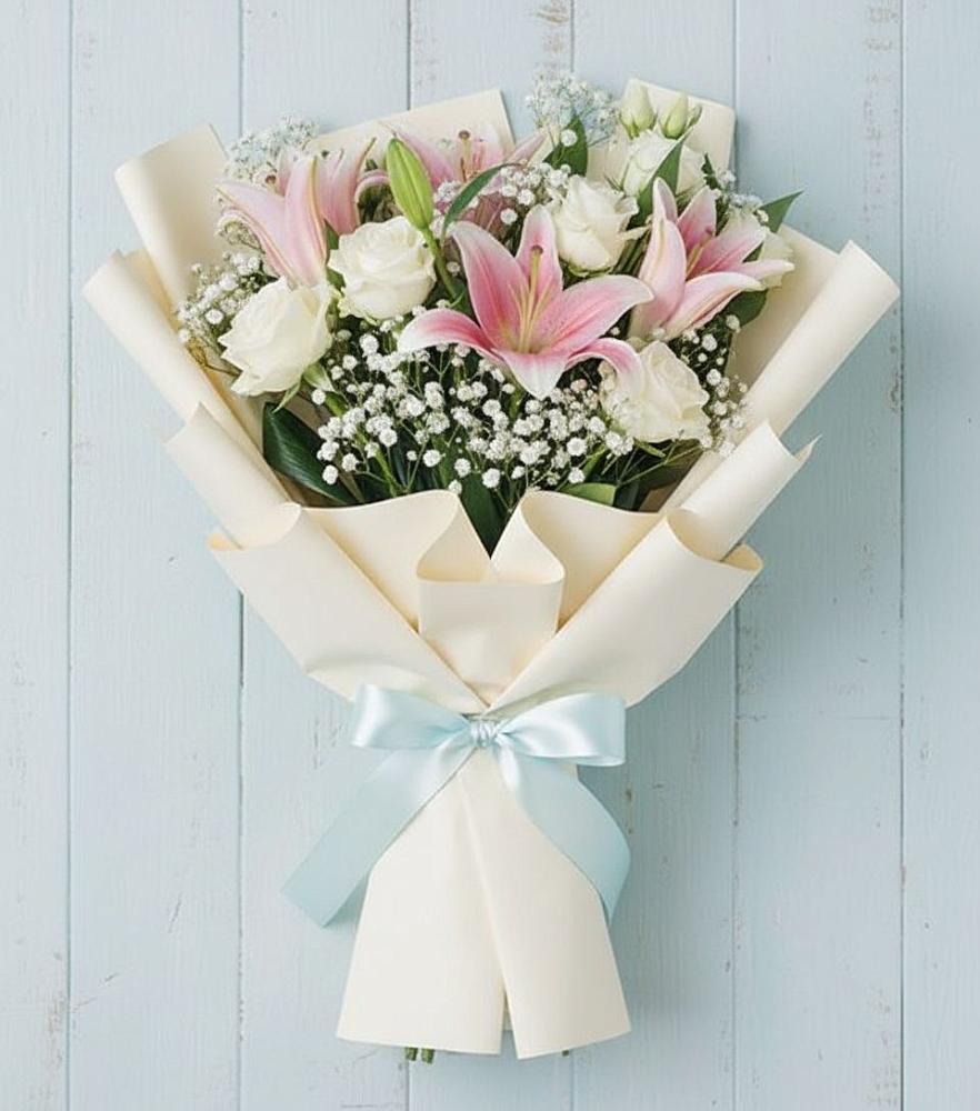 Букет цветов из: Лилии в Голынки