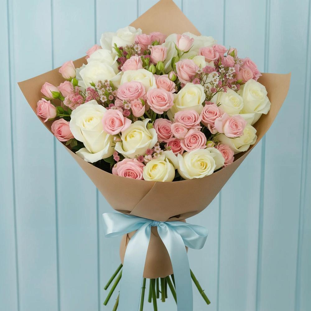 Букет цветов из: Розы в Голынки