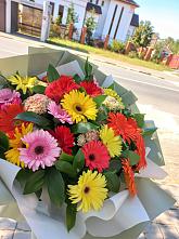 Букет цветов из:  Герберы #REPLACE_PRED# Голынки