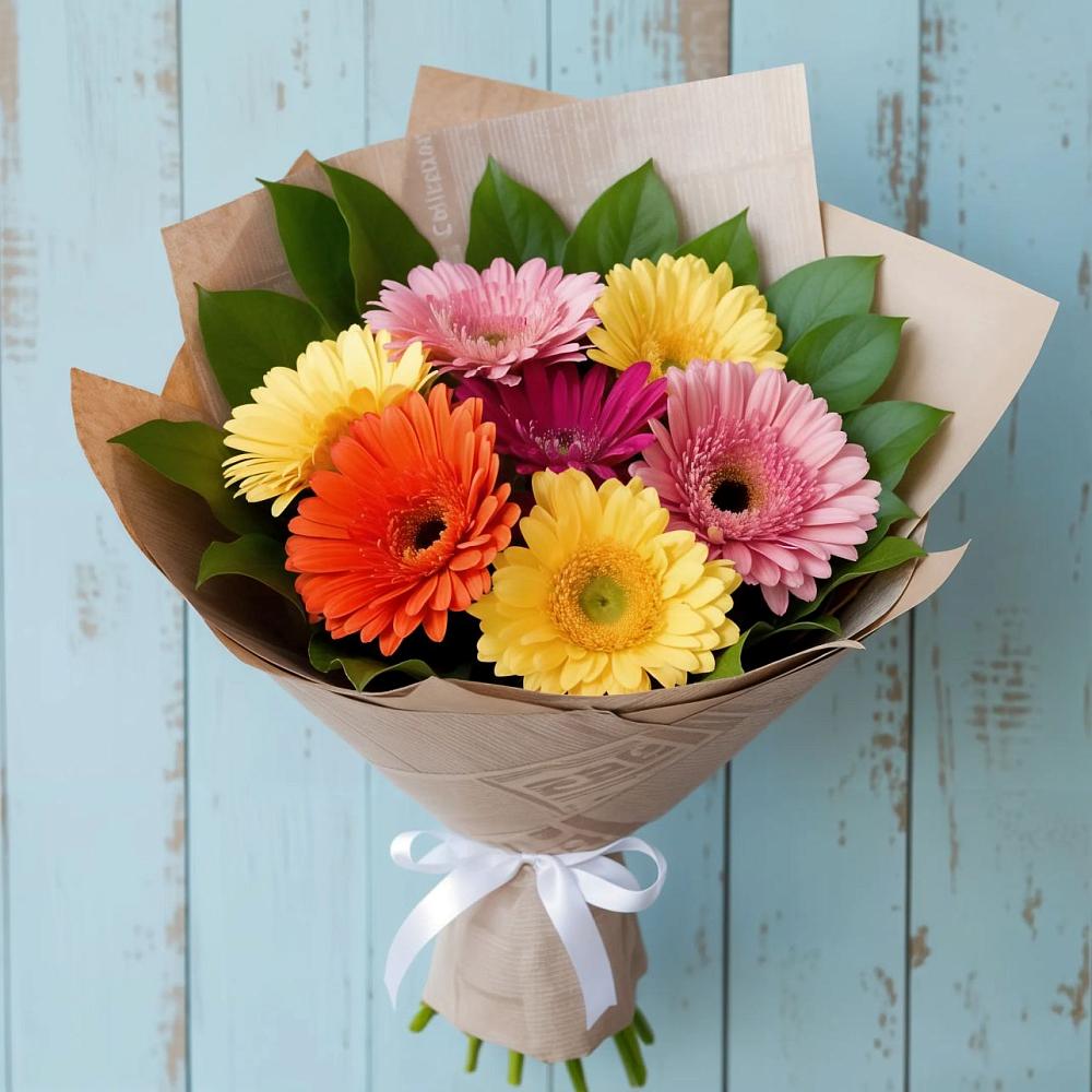 Букет цветов из: Герберы в Голынки