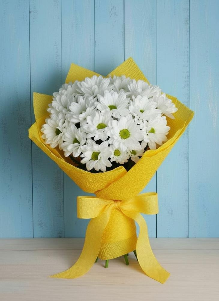 Букет цветов из: Хризантемы в Голынки