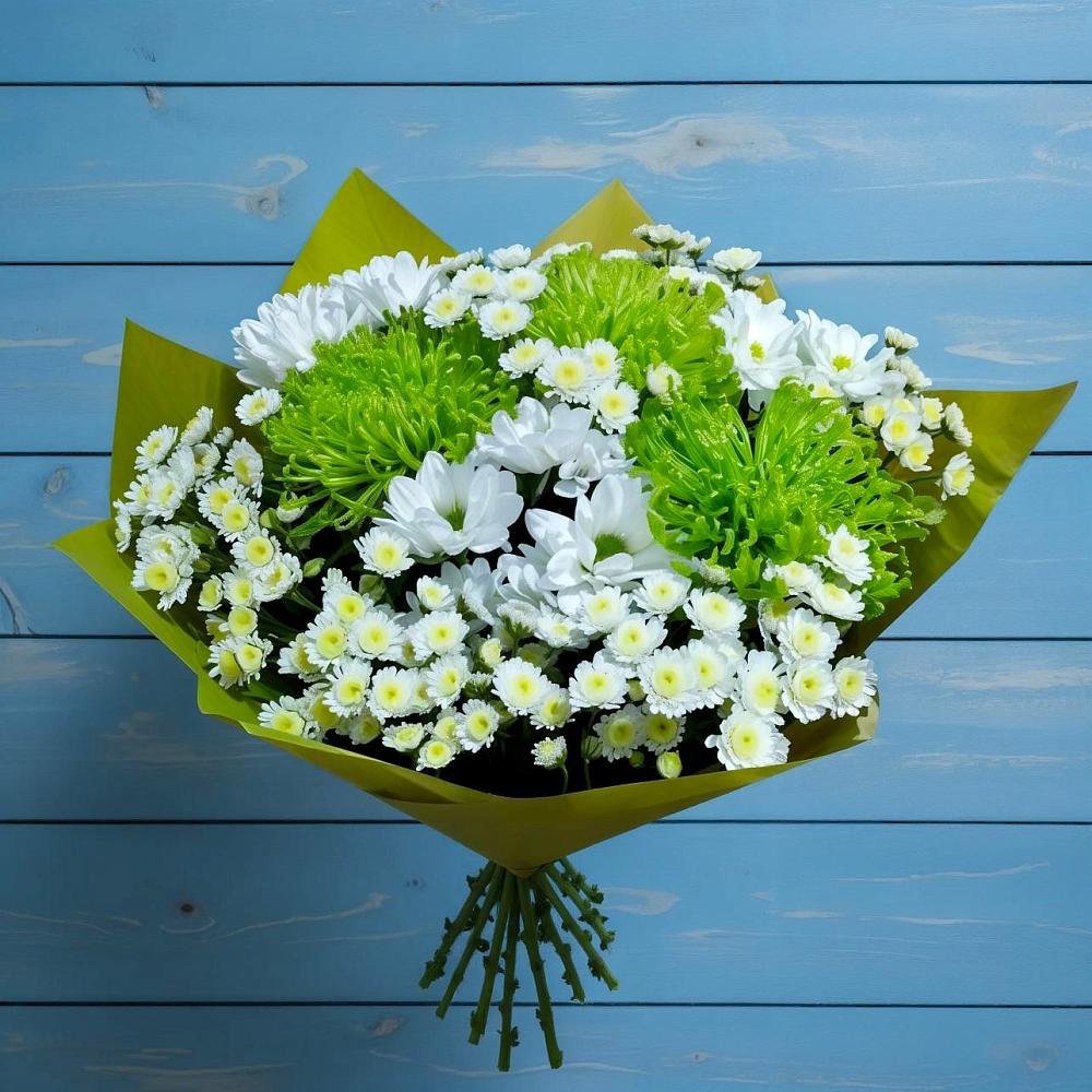 Букет цветов из: Хризантемы в Голынки