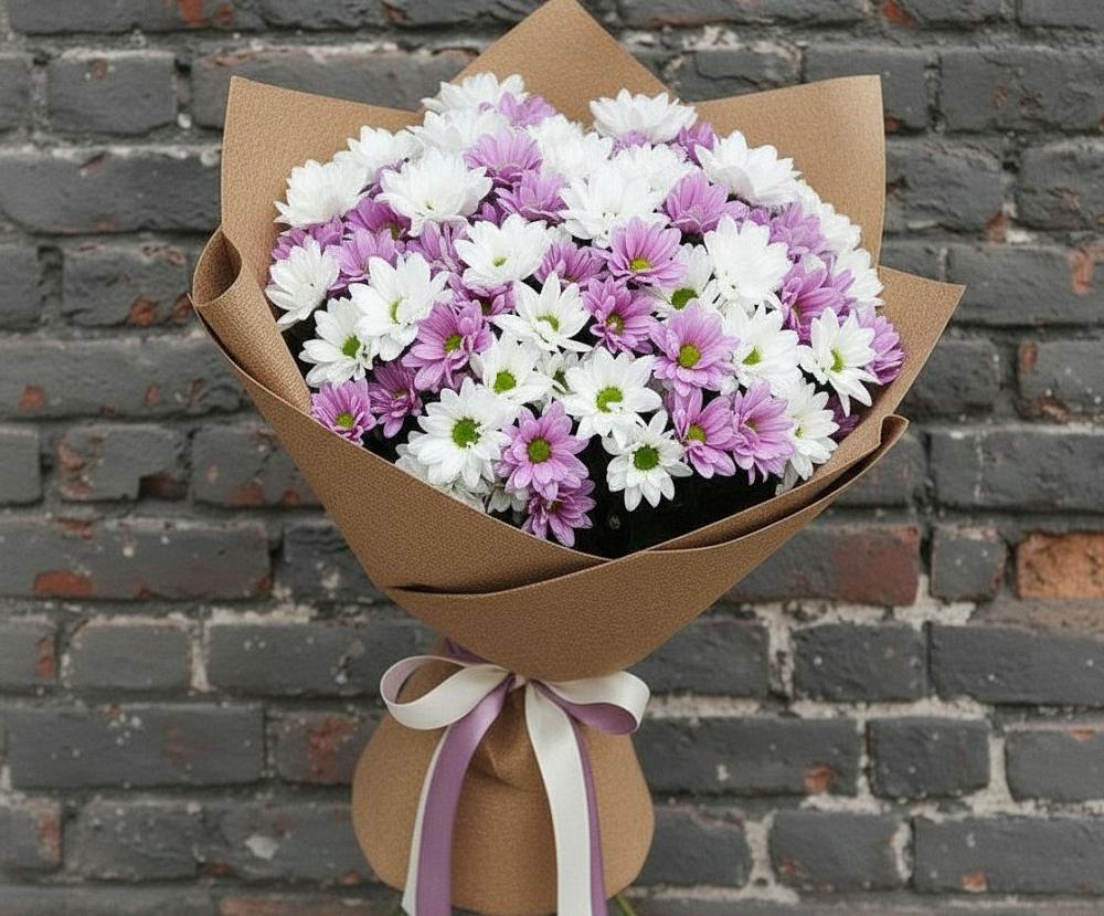 Букет цветов из: Хризантемы в Голынки