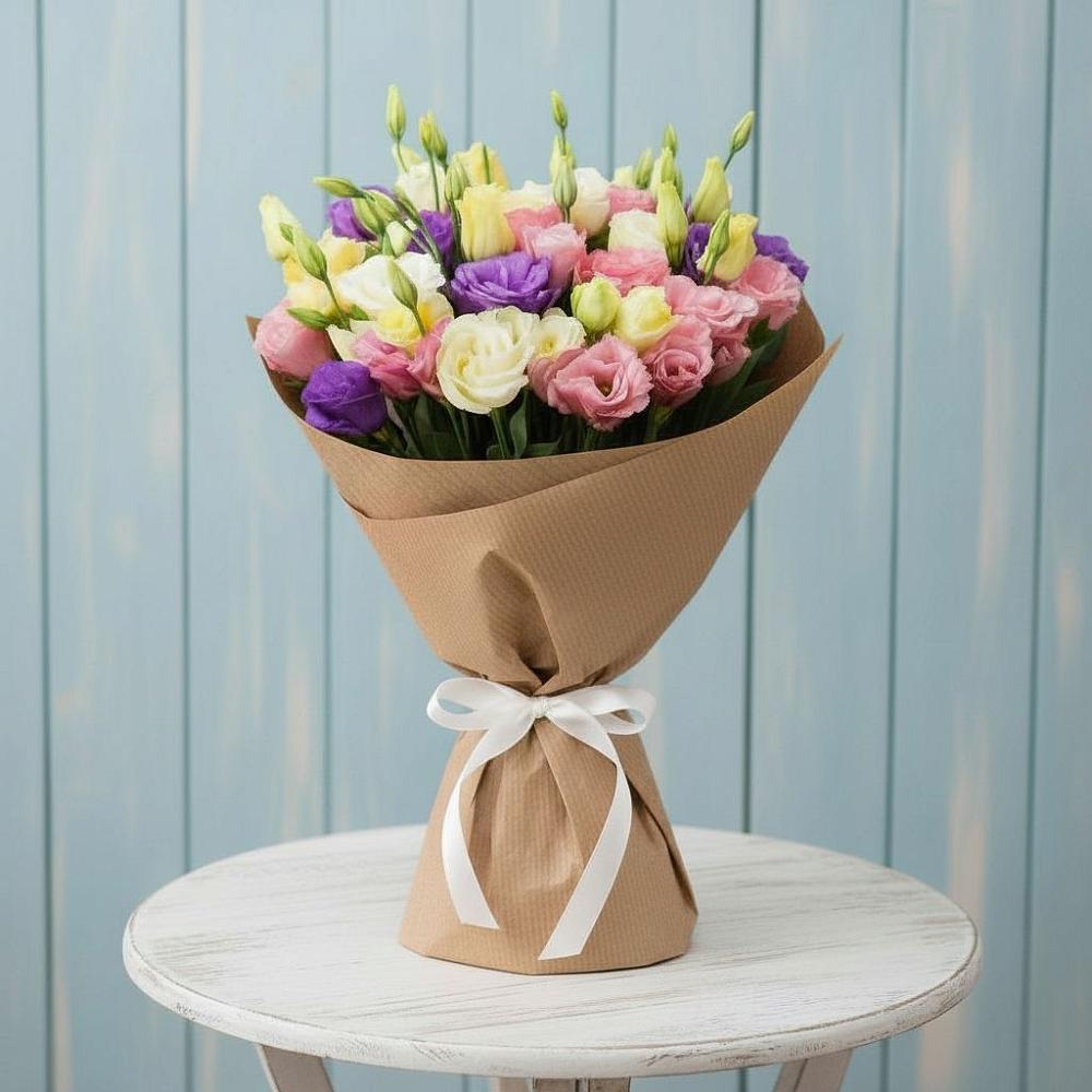 Букет цветов из: Лизиантусы в Голынки