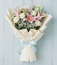 Букет цветов из:  Лилии в Голынки