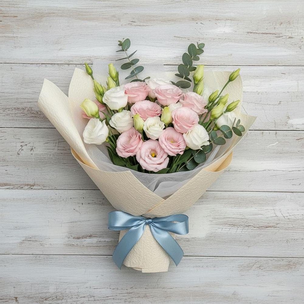 Букет цветов из: Лизиантусы в Голынки